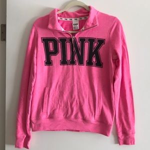 VS Pink half zip